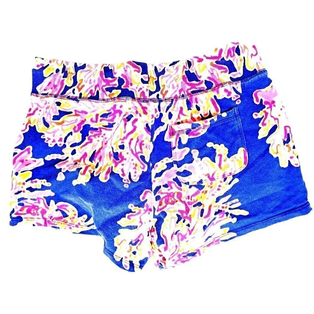 Lilly Pulitzer Yasmin XS Multicolor Drawstring Shorts 3.5